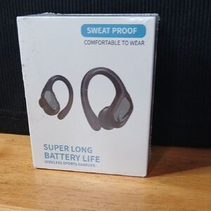 Noise Rediction, Mic For Calls, Sweat-Proof Over-Ear Headphones - Black